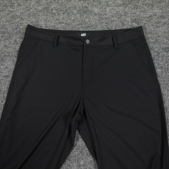 REI Co-op Taereen Pants Mens Size 40x30 Black Regular Fit Nylon Stretch Hiking - Picture 4 of 14